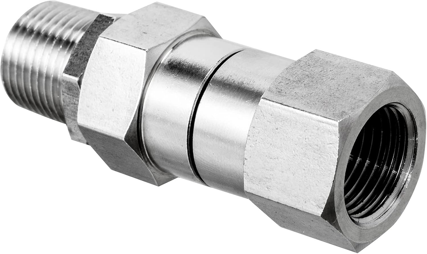 Raincovo Pressure Washer Swivel, 3/8 Inch NPT Thread Pressure Washer Fittings, 5