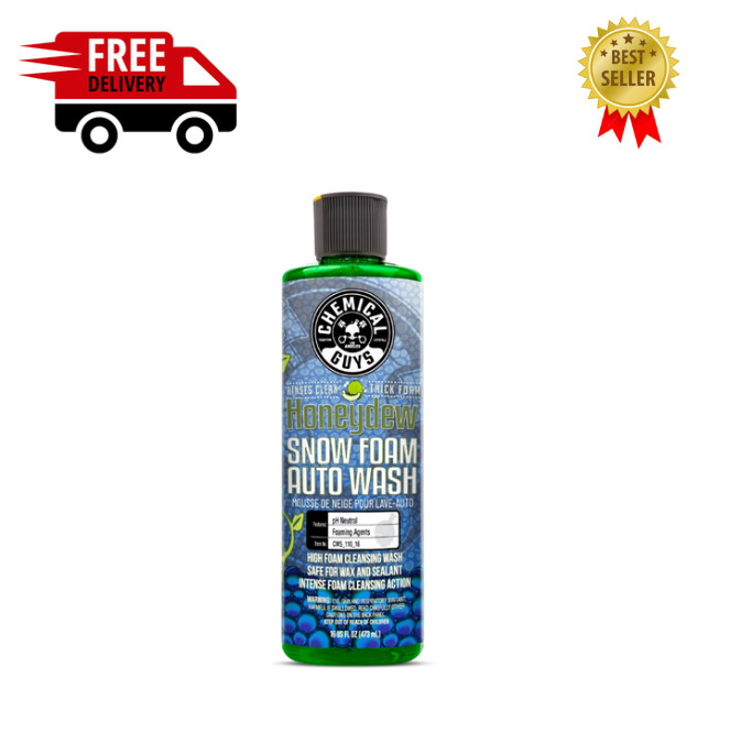 Car Wash Snow Foam Shampoo Pressure Washer Jet Gun Soap Cleanser Cannon 16 Oz