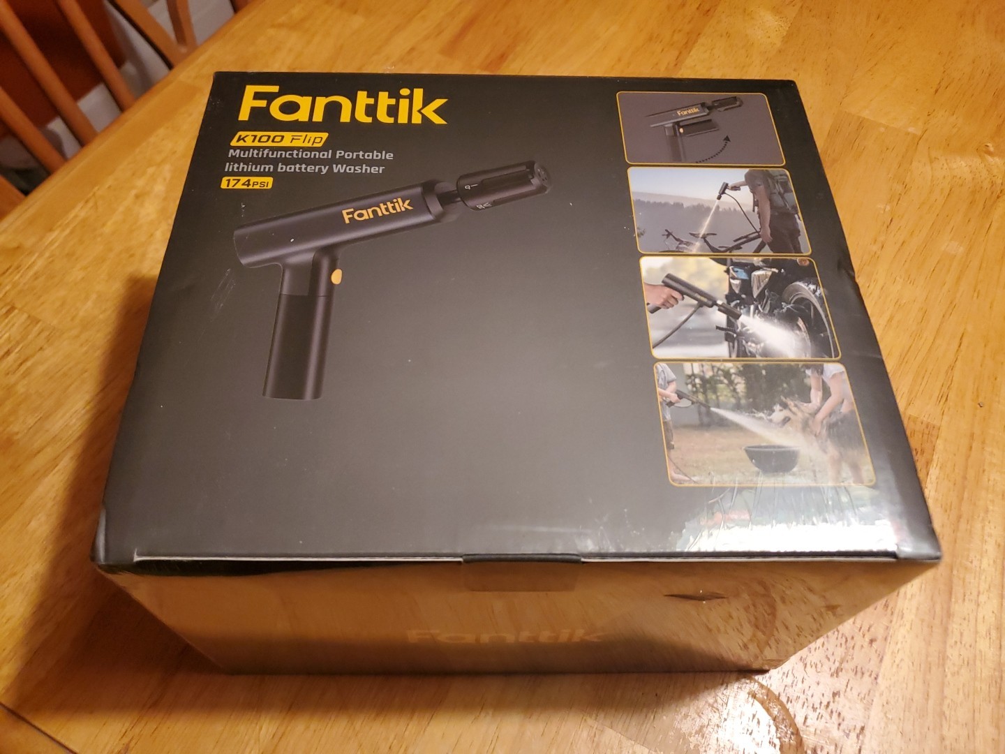 Fanttik K100 Flip Portable Cordless Electric Sprayer, Foldable Pressure Washer
