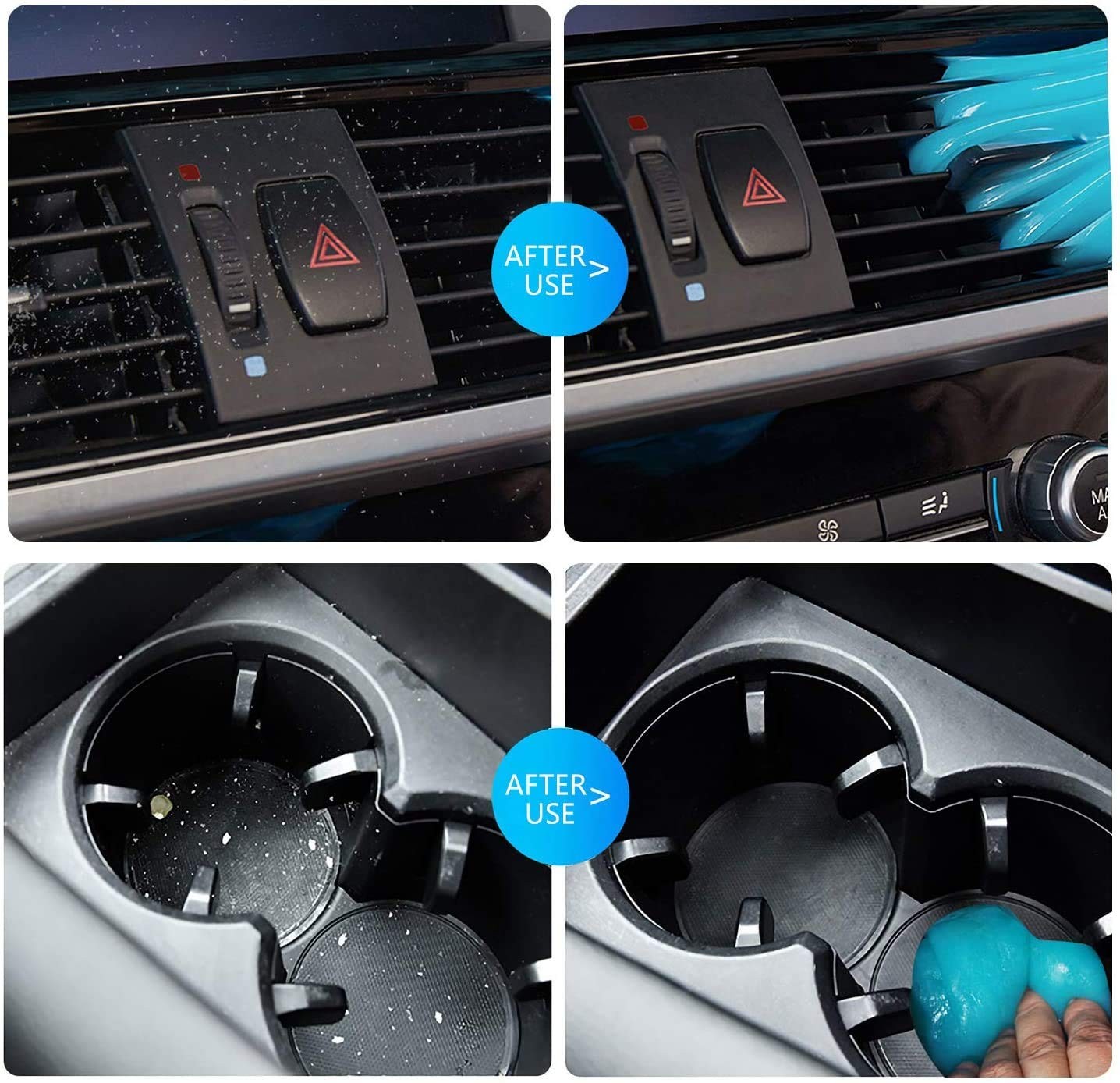Cleaning Gel for Car Detailing Putty Vent Cleaner Goo 1 Pack, Blue