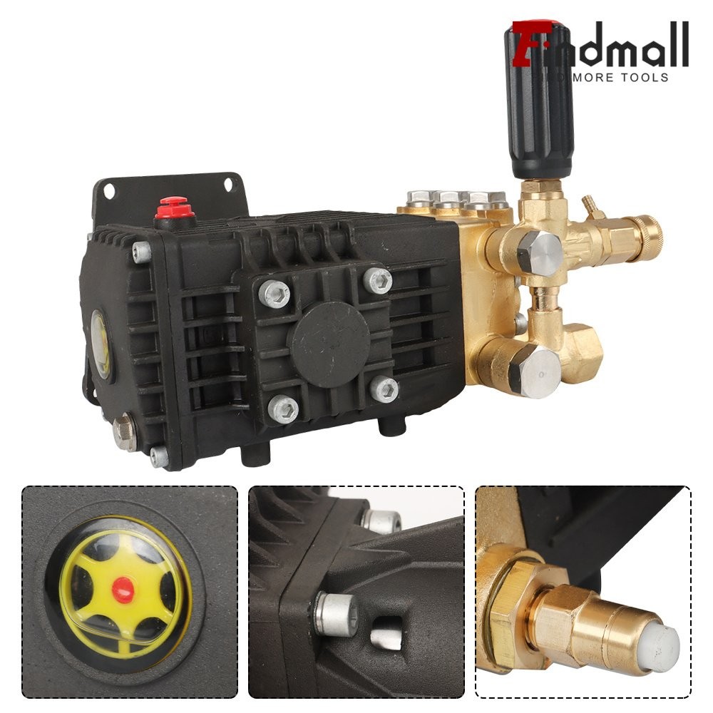 Findmall Pressure Washer Pump 1″ Shaft 4GPM Horizontal 3000PSI /4000PSI /4400PSI