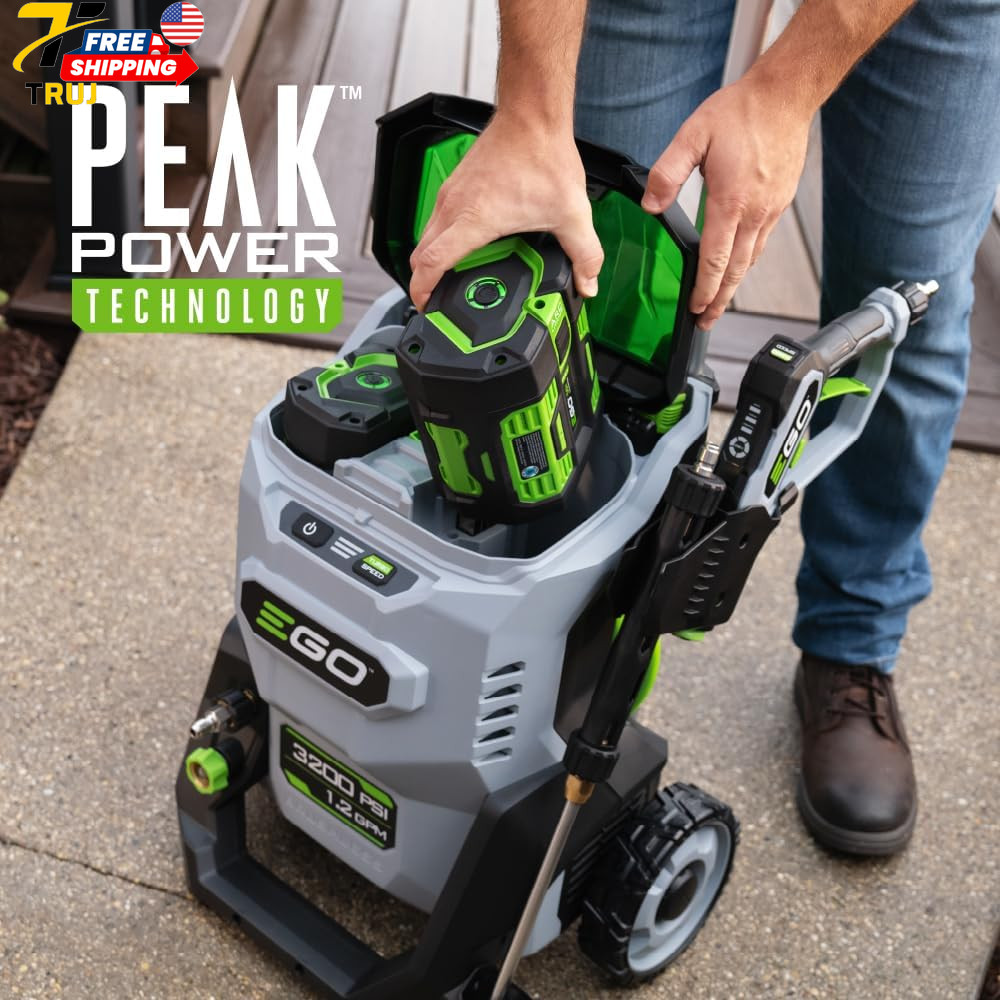 Electric Pressure Washer 3200 PSI Power Washer Battery&Charger Not Included HPW3