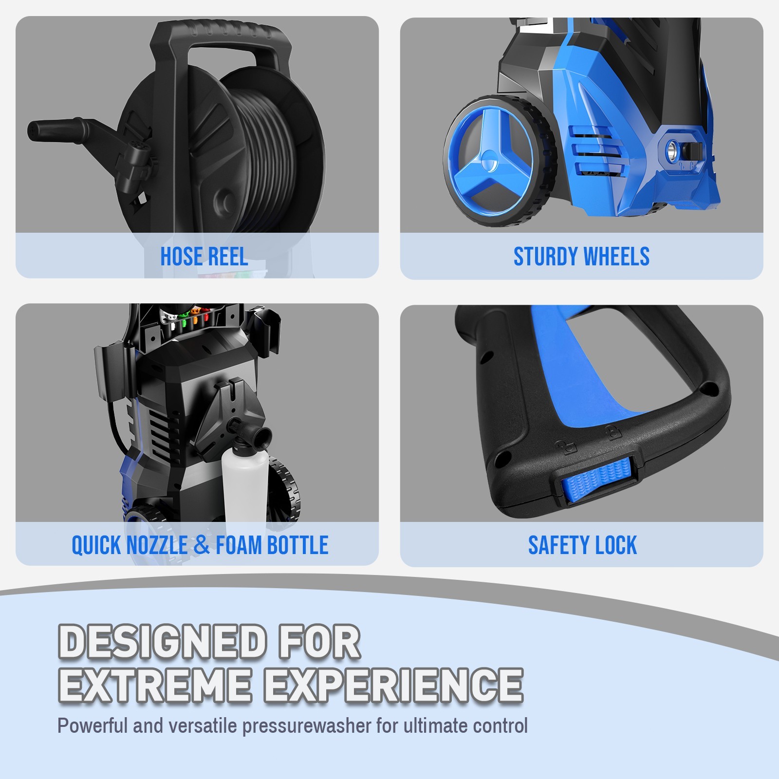 2025 Enhanced Electric Pressure Washer – 4500 PSI 3.2 GPM