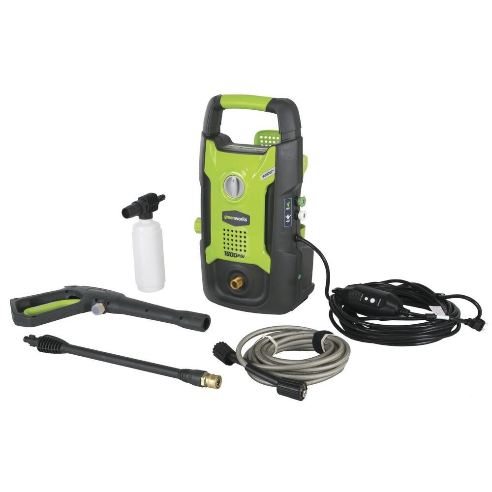 1600 PSI 1.2 GPM 13 Amp Corded Electric Pressure Washer Interchangeable Wand