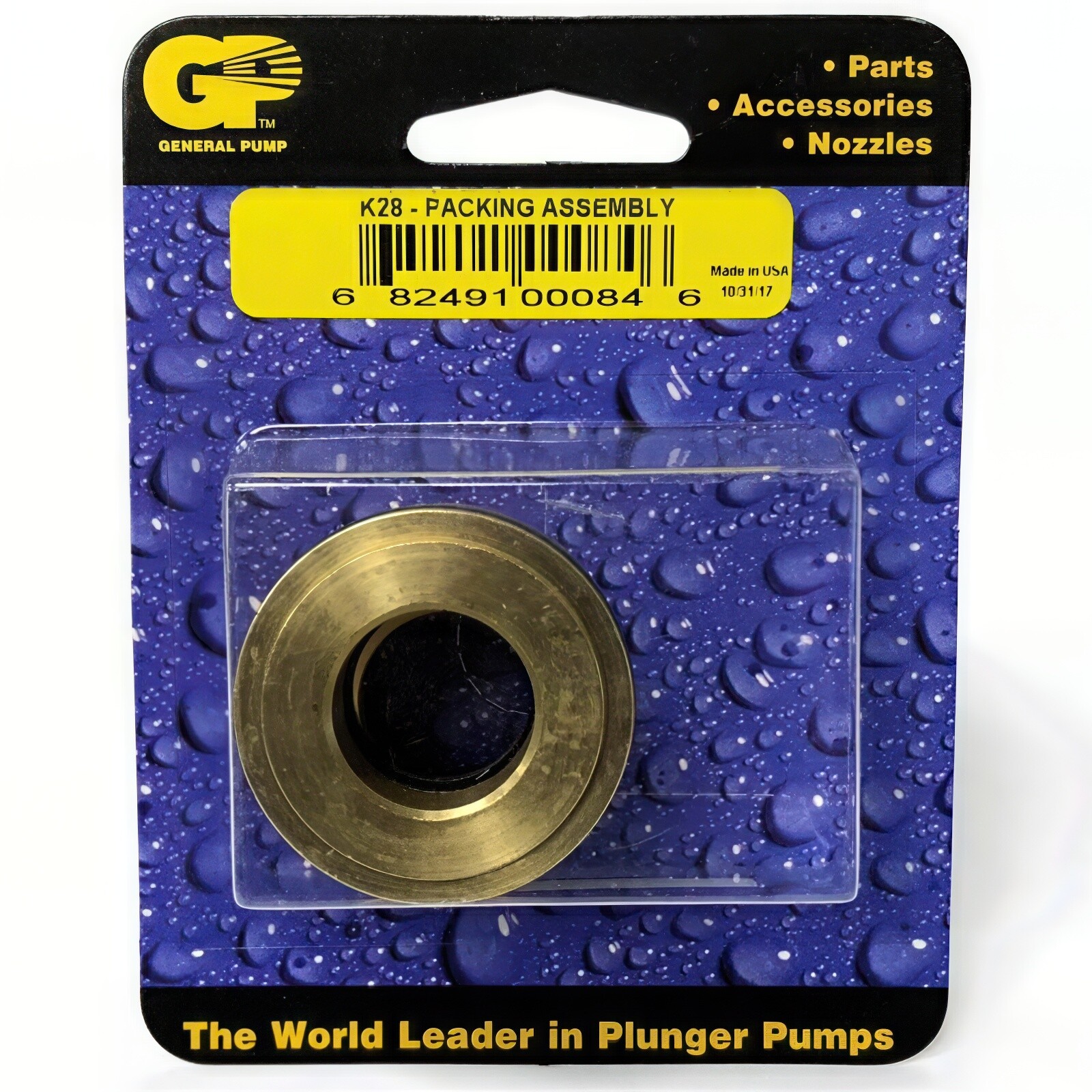 General Pump Kit 28, Long Packing Assembly, 20mm