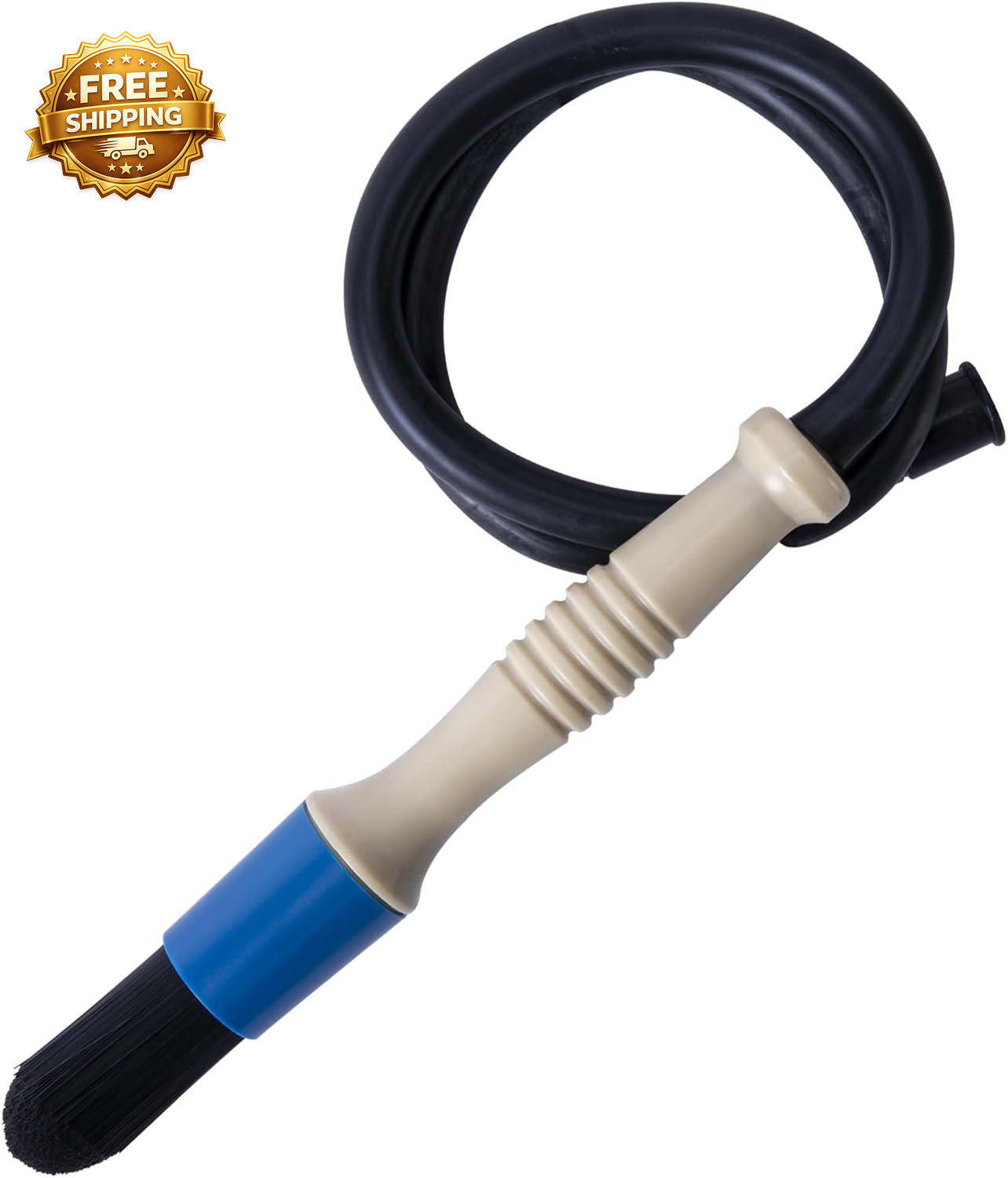 Parts Washer Brush with Hose Wear Resistant Parts Cleaning Brush with 31 Inch