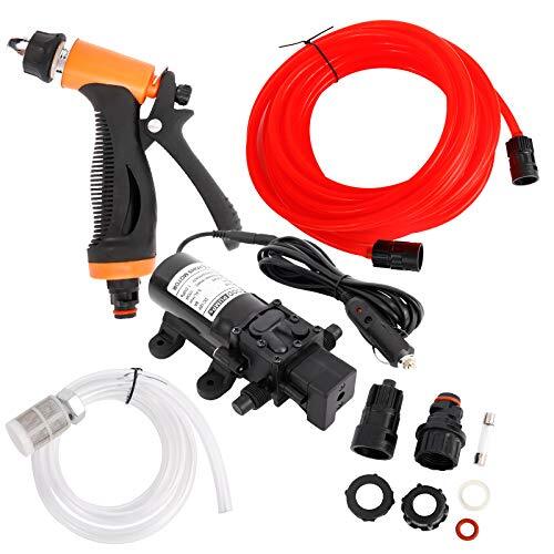 Car Wash Pump Portable High Pressure Car Washer Pump DC 12V 100W 145 PSI Self
