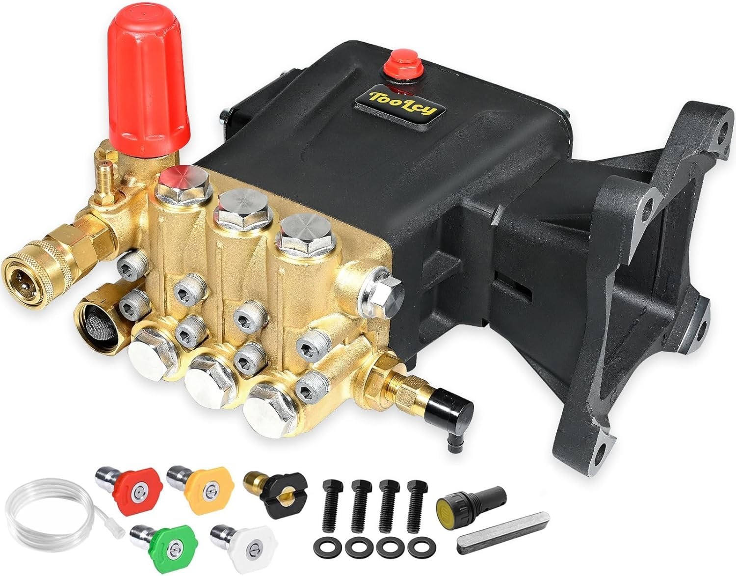 TOOLCY 4400 PSI Triple Piston High Efficiency Pressure Washer Pump Replacement