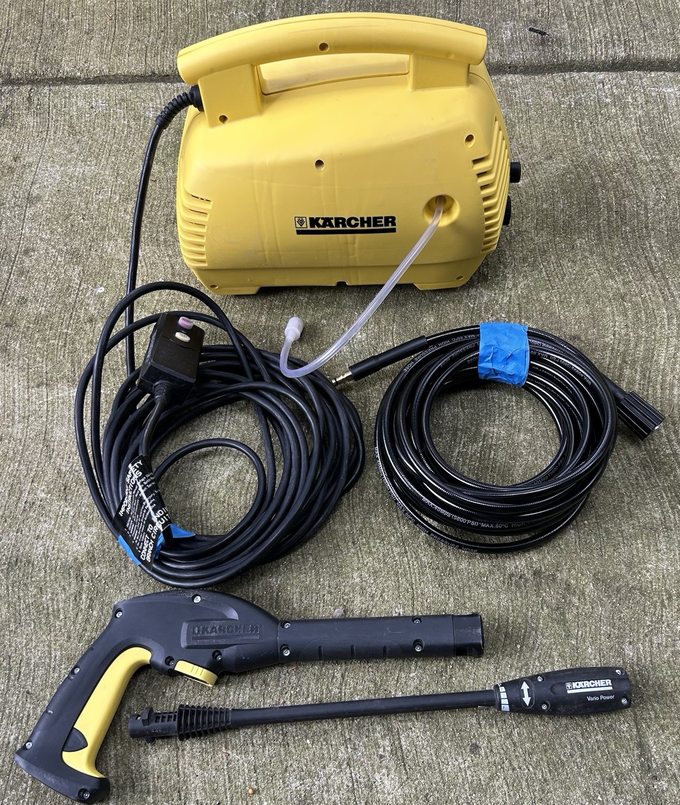 Karcher K2.93 Cold Water Electric Pressure Washer 1400 PSI