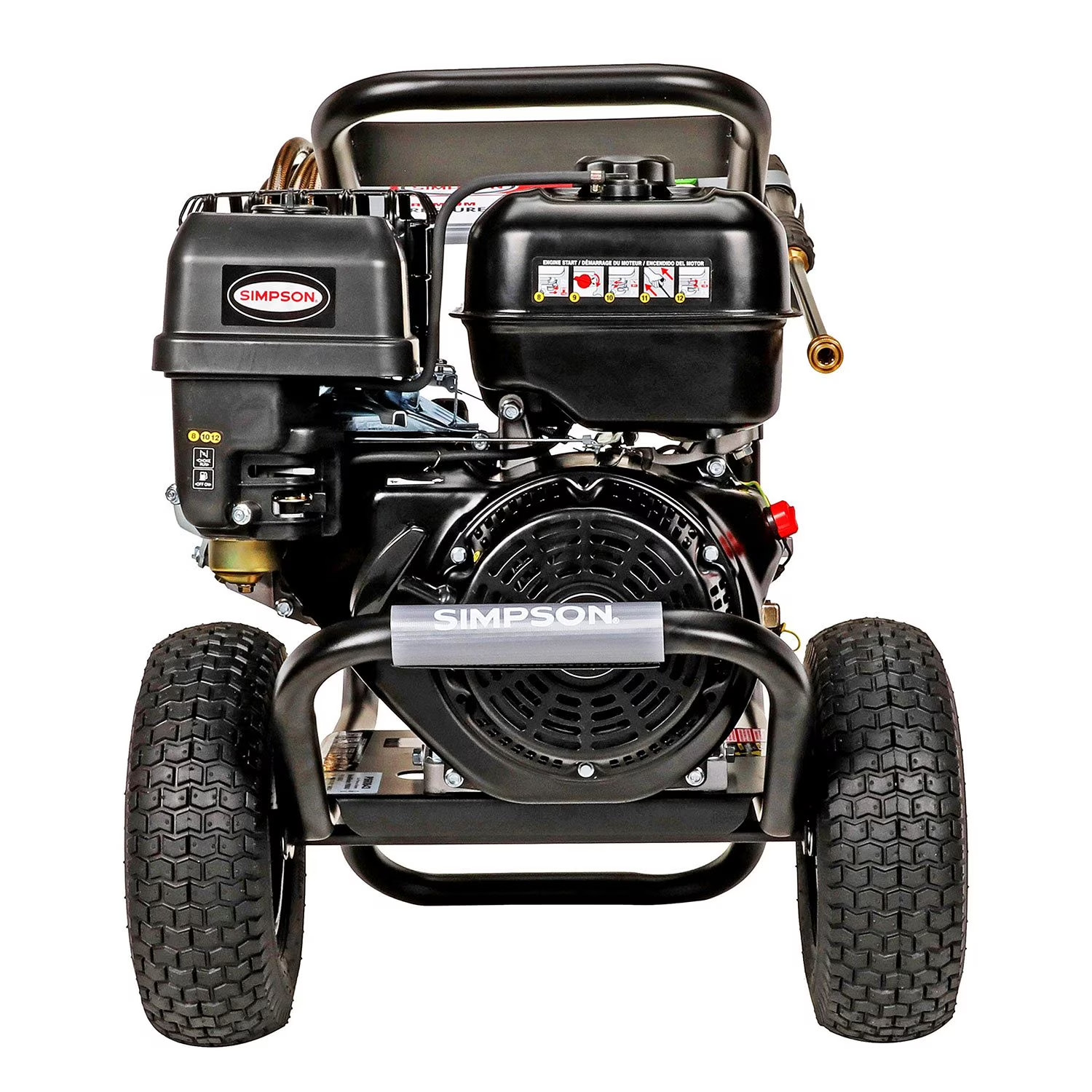PowerShot 4400 PSI at 4.0 GPM Gas Pressure Washer deck cleaning, wood restor