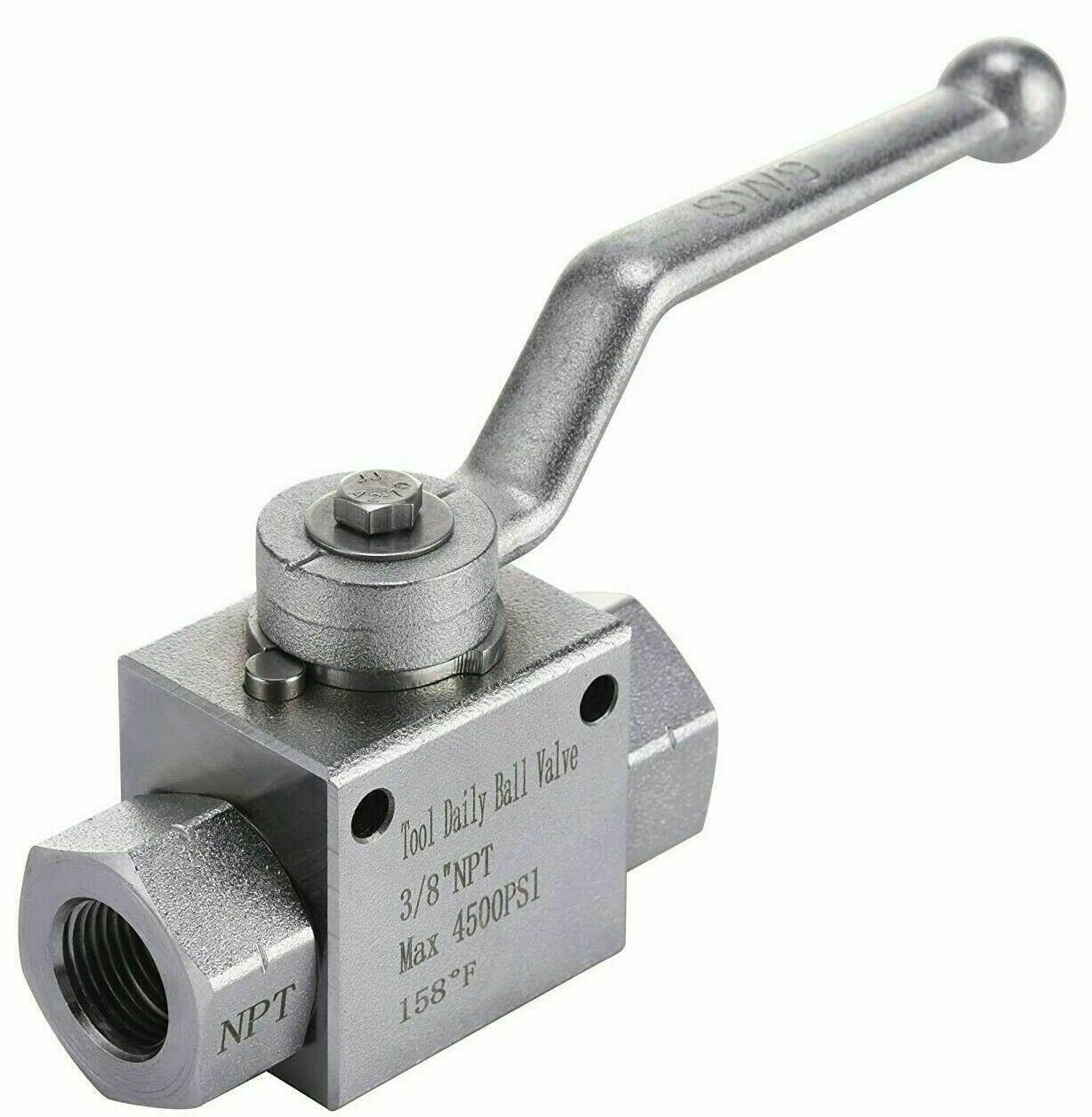 3/8″ Quick Connect Water Ball Valve Kit for 4500 Psi High Pressure Washer Hose