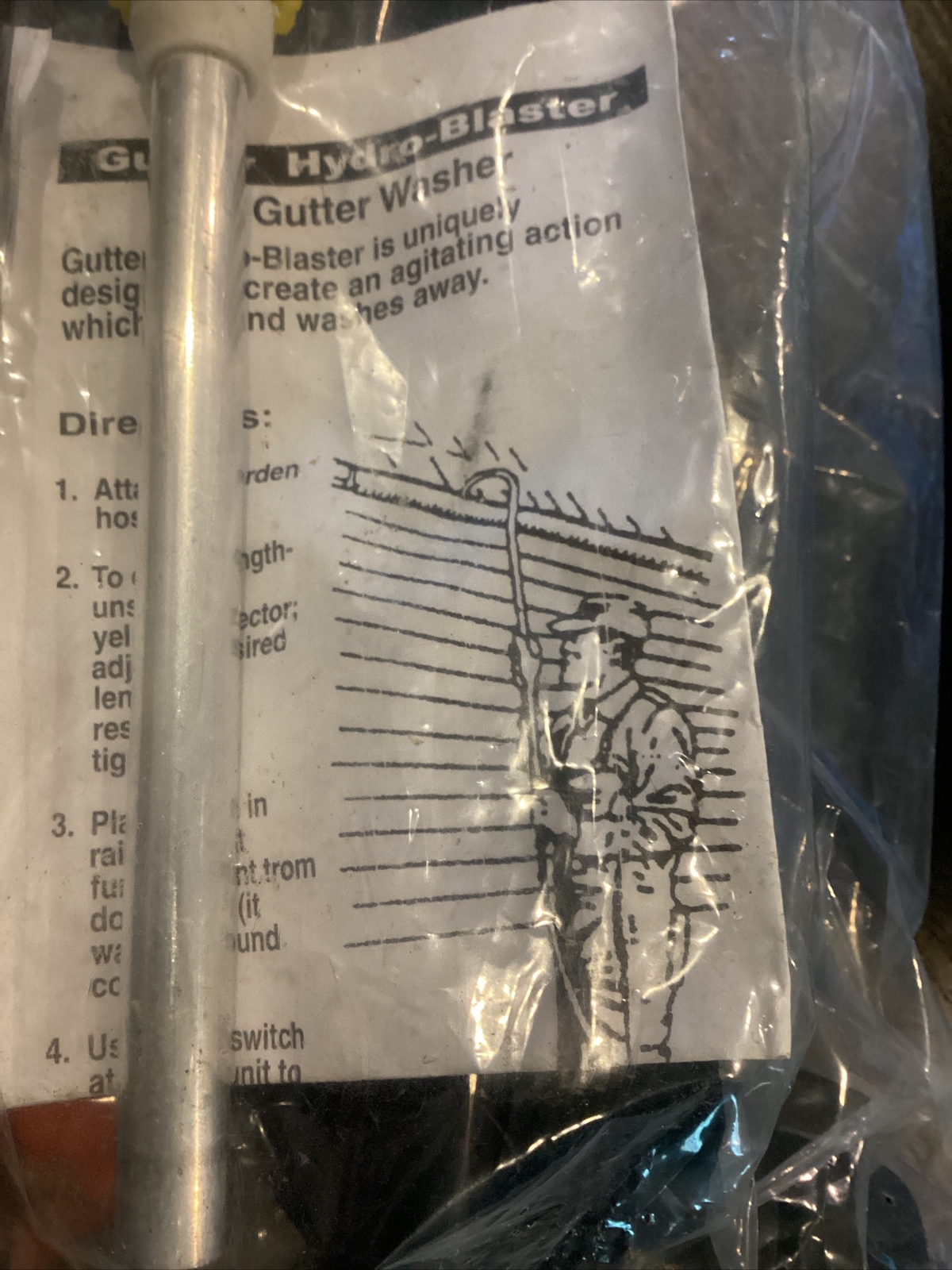 Gutter Flusher By Jobar’s Intl -Rain Gutter Washer Hydro-Blaster Item No.JB1692
