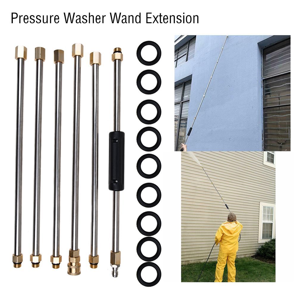 4000PSI High Pressure Washer Extension Wand Replace Lance Gutter Cleaner Nozzle