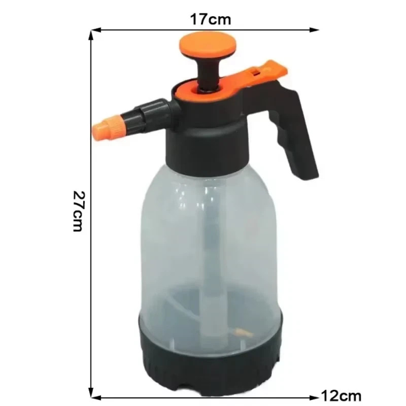 1.2L Pressure Sprayer Bottle Hand Pump Car Wash Garden Watering Cleaning Tool
