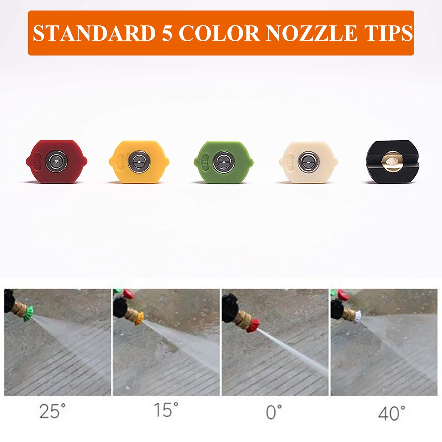 High Pressure 4000PSI Car Power Washer Gun Spray Wand Lance Nozzle and Hose Kit