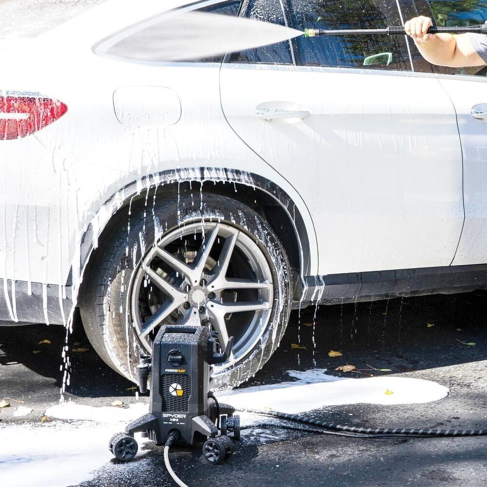 1900 PSI 1.2 GPM 13 Amp Corded Electric Pressure Washer Compact 4 Wheel Cleaner