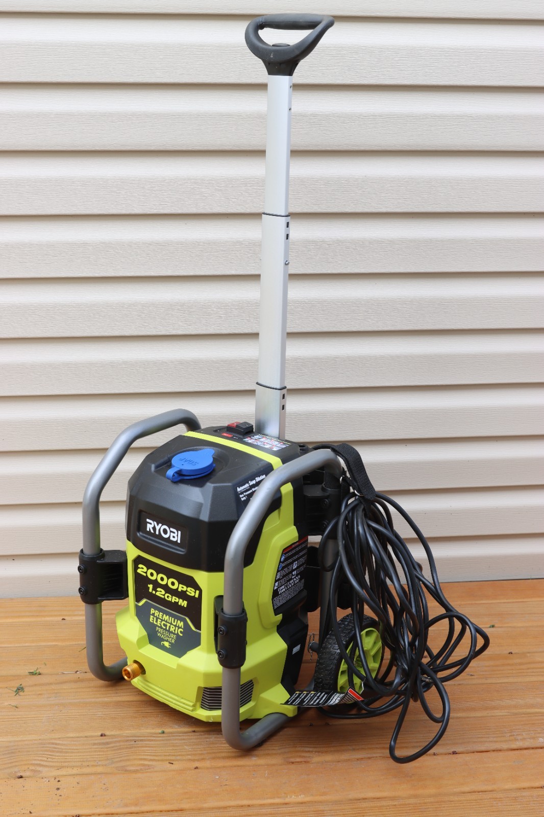 Ryobi (RY142022) 2000 PSI 1.2 GPM Cold Water Corded Electric Pressure Washer