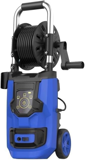 1600PSI Electric Pressure Washer – Power Washer with Soap Tank & 4 Nozzles