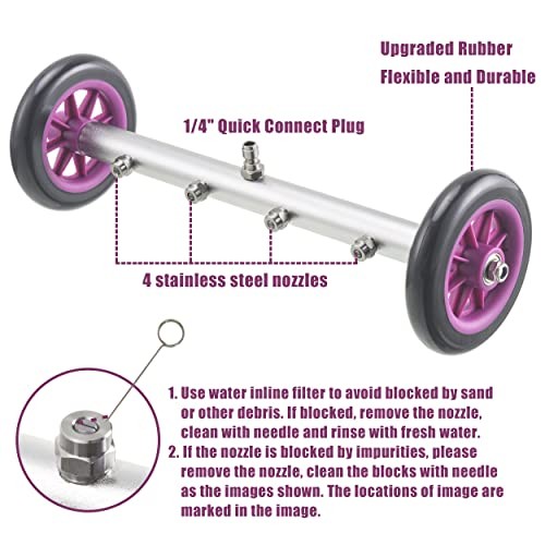 Pressure Washer Undercarriage Cleaner – 16 Inch Power Washer Under Carriage