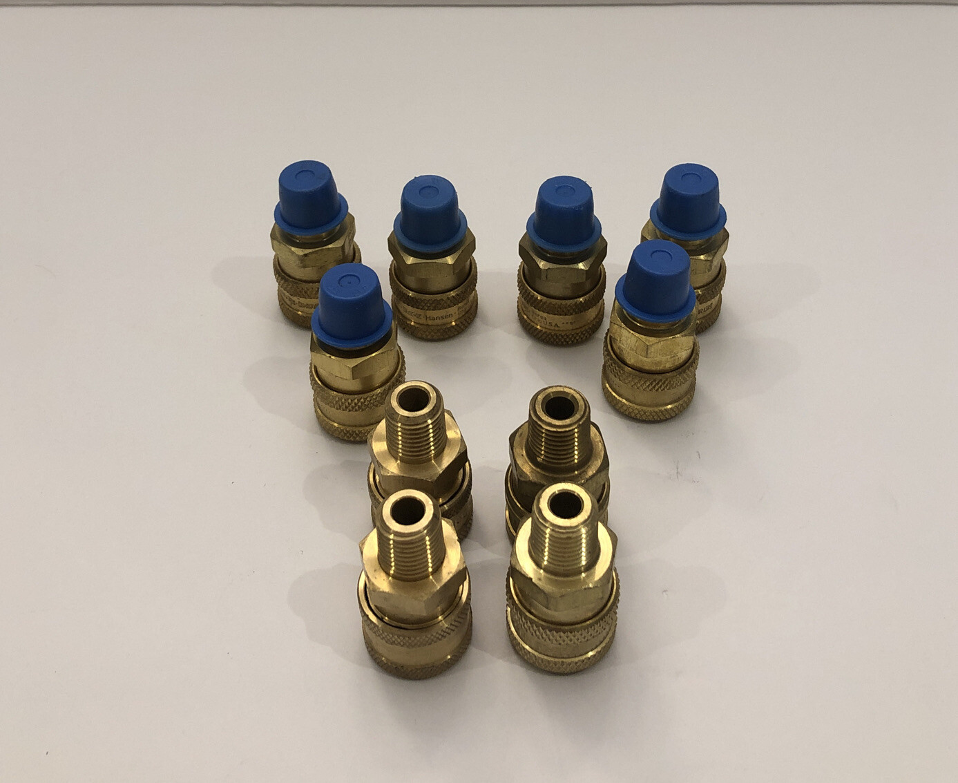 Lot of 2 Pressure Washer Couplers, Brass Fittings, 1/4” Quick Connect /Male NPT