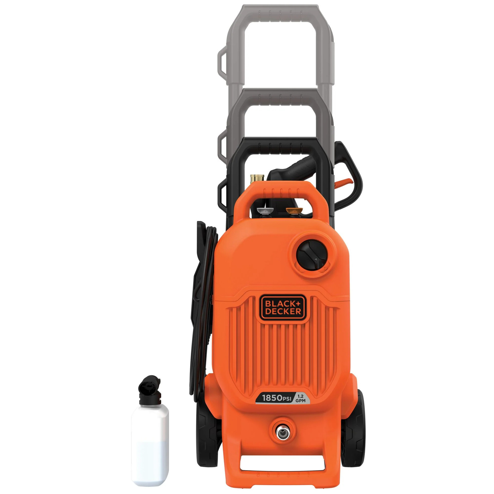 BLACK+DECKER Electric Cold Water Pressure Washer (1,850 PSI) (1.2 gpm)- BEPW1850
