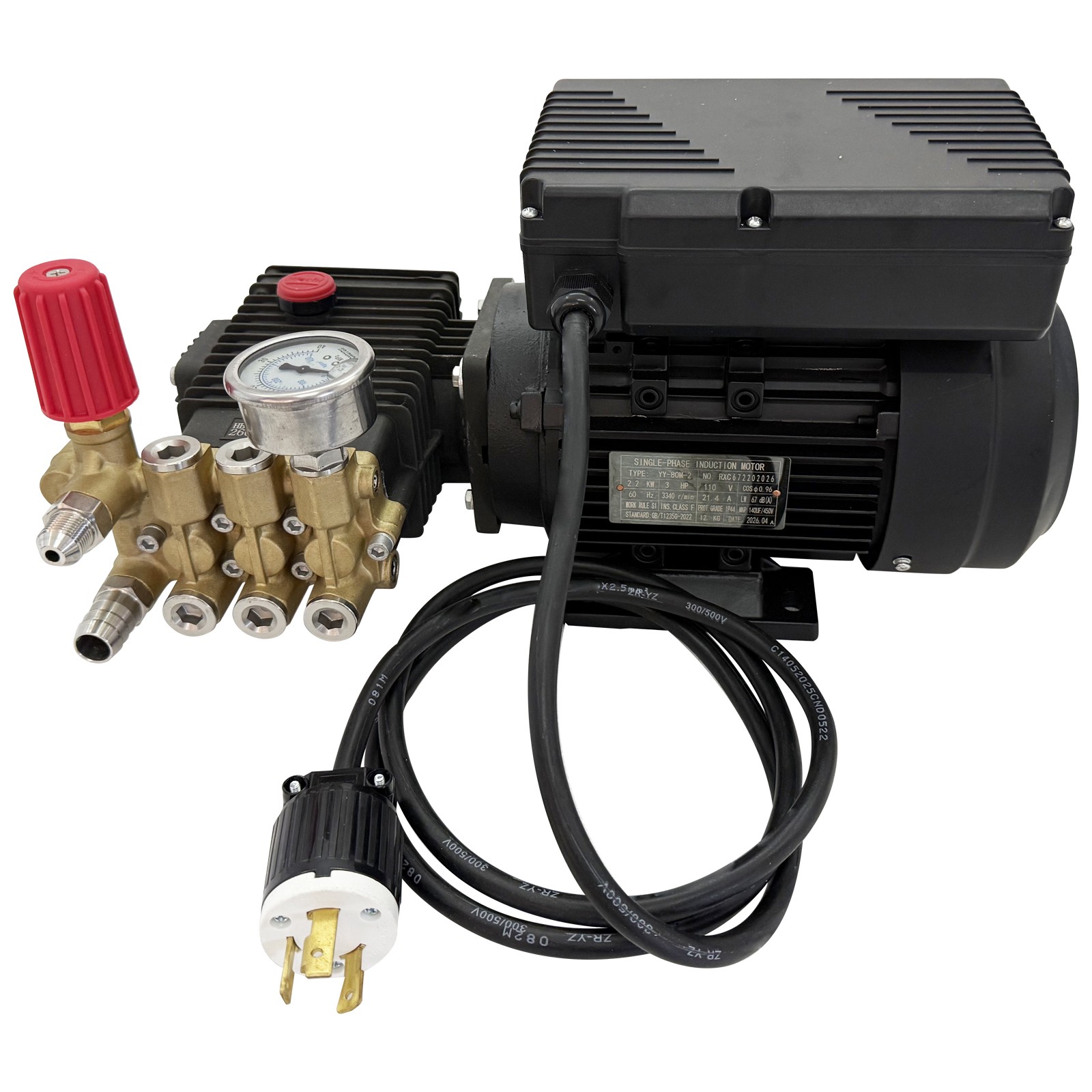 110V Car Automatic High-pressure Cleaning Machine Cleaning Pump 11-13L/min
