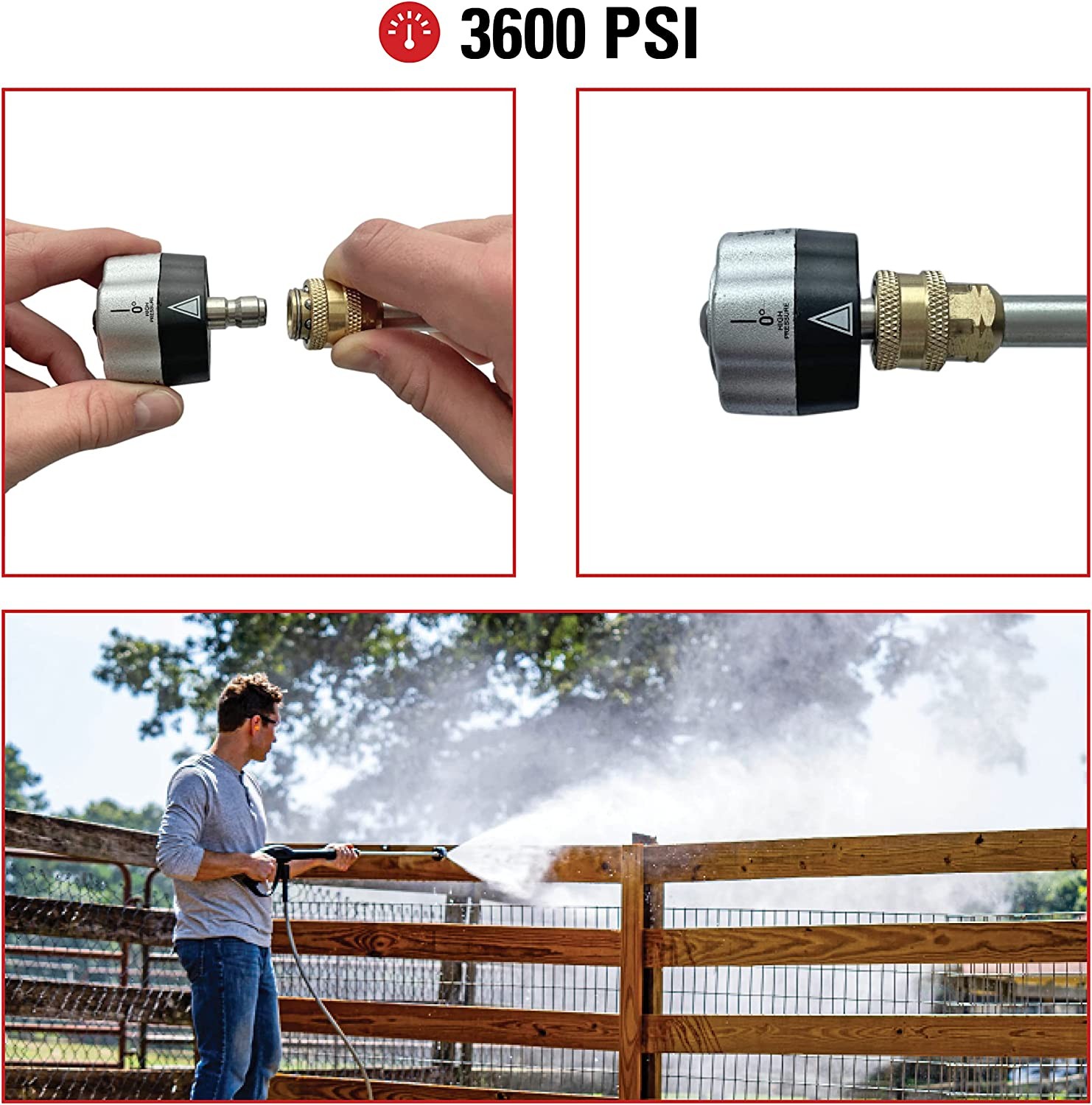 Simpson Genuine OEM 5-in-1 Nozzle Kit W/1/4″ QC(M) – 80142