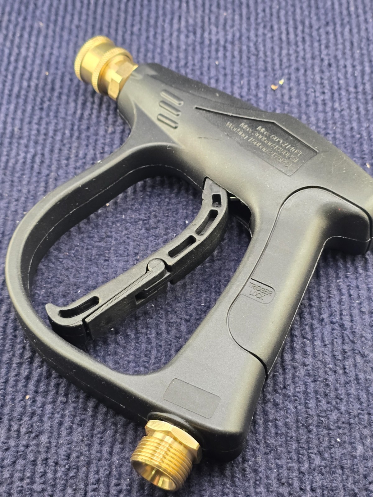 Replacement Black Washer Pressure Spray Trigger Gun 2175psi Working, 4350psi Max
