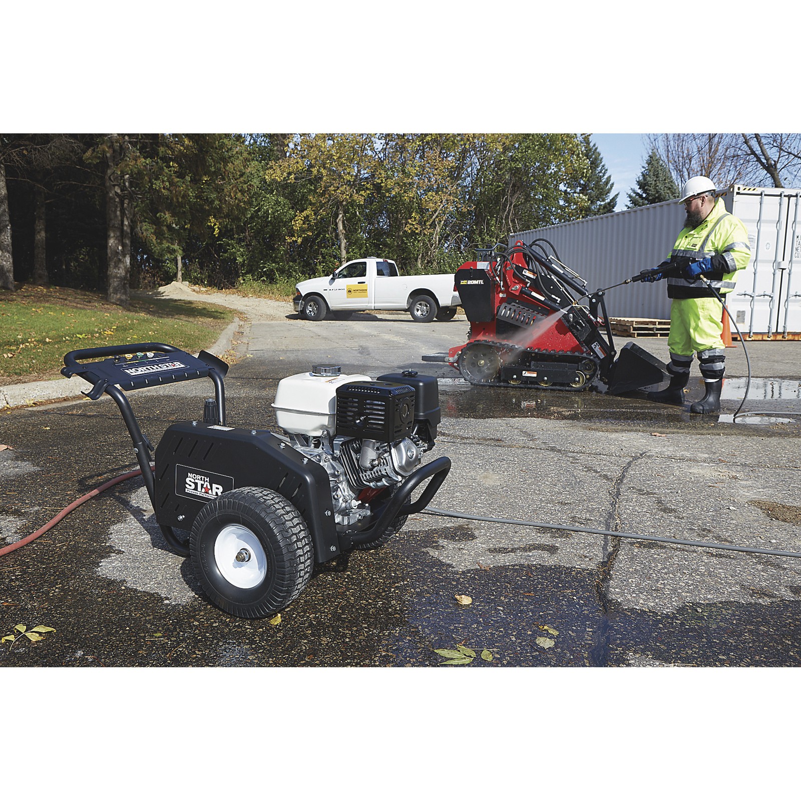 NorthStar Gas Cold Water Pressure Washer, Honda GX390 OHV Engine, 4000 PSI, 3.5