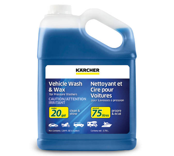 Pressure Washer Vehicle Wash Concentrate 1 Gallon – Compatible with Karcher