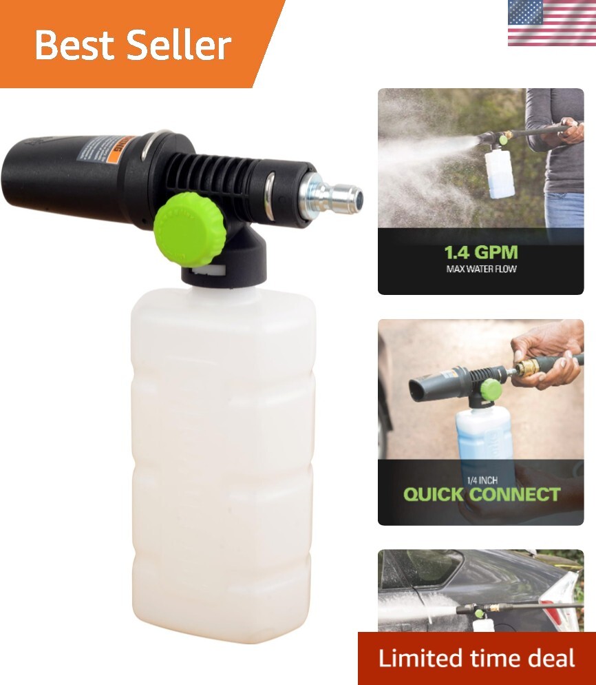 1.4 GPM High Pressure Soap Applicator – Enhance Your Pressure Washer Performance