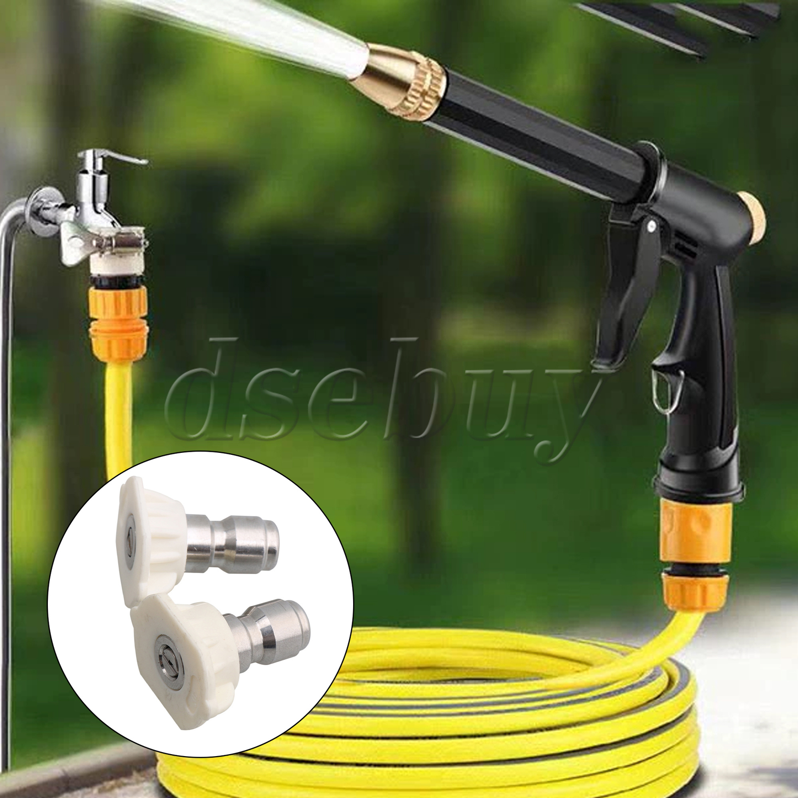 30 Pieces High-Pressure Spray Nozzles Tips 1.0/1.2/1.4/1.6/2.0 mm 40 Degree
