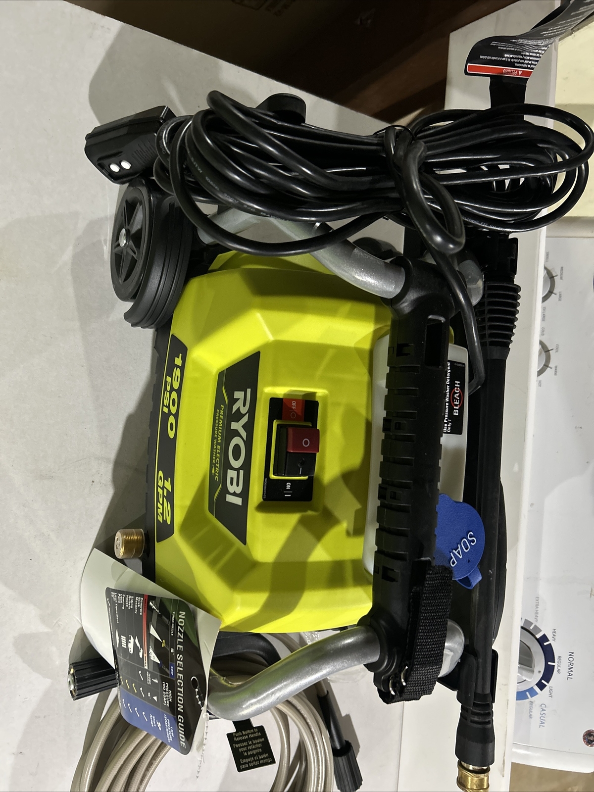 Ryobi 1.2 GPM Electric Pressure Washer RY1419MT