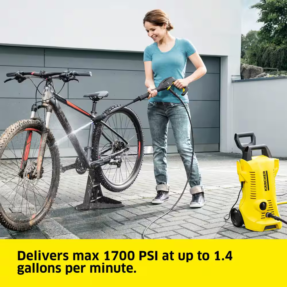2000 Max PSI 1.45 GPM K 2 Power Control Cold Water CHK Corded Electric Pressure