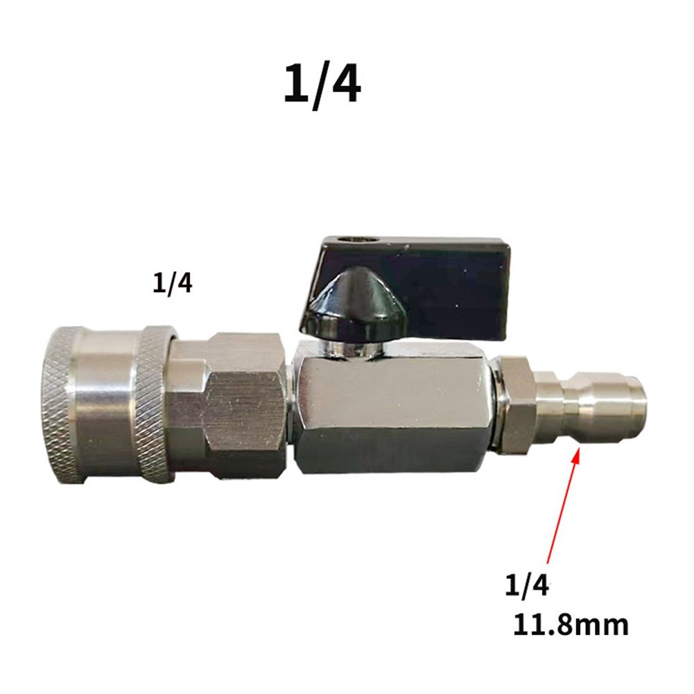 Compact and Efficient 38in High Pressure Washer Ball Valve Adapter Kit