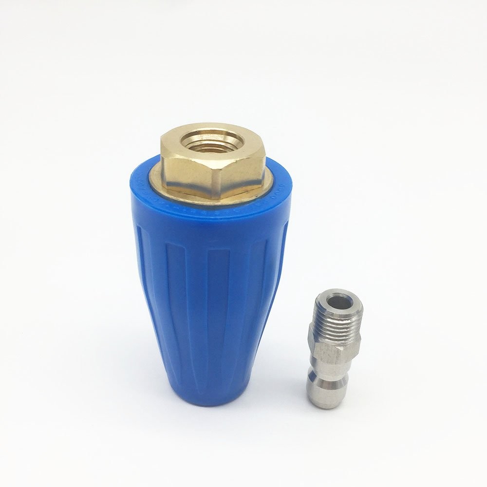 Turbo Nozzle Pressure Washer Accessories 360° Rotating Spray, 5000 Psi, 5.6 G…