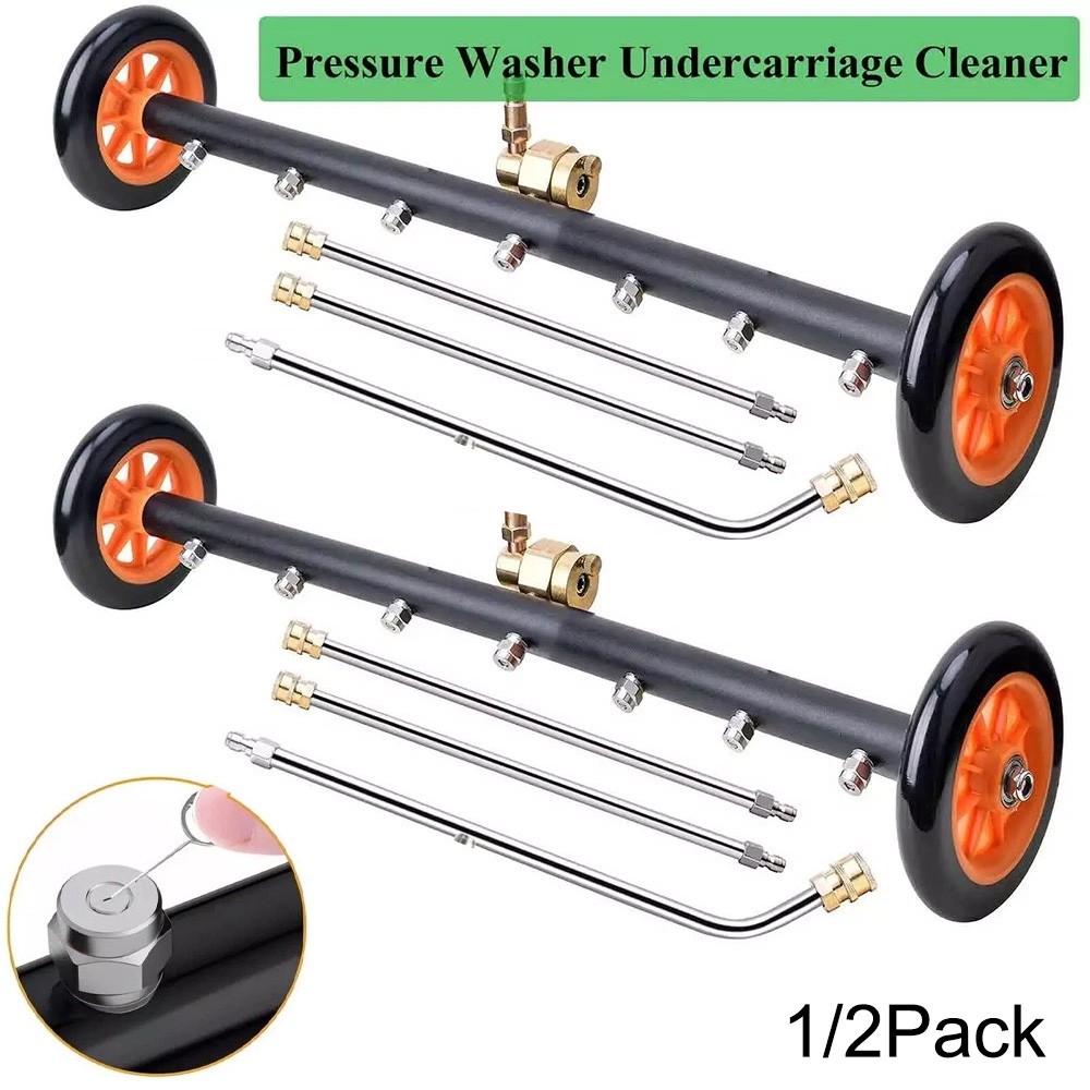 Pressure Power Washer Undercarriage Under Car Cleaner 24″ 4000 PSI Water Broom