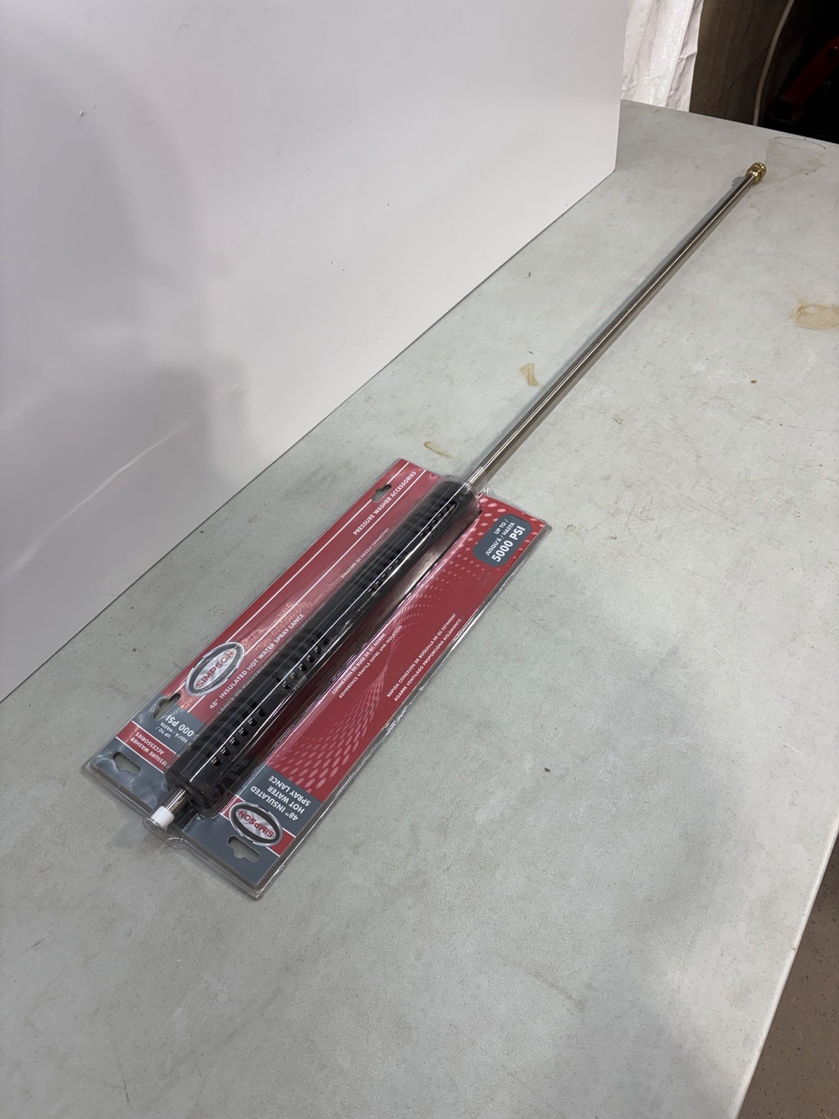 Simpson Up To 5000 Psi 48” Insulated Hot Water Spray Lance