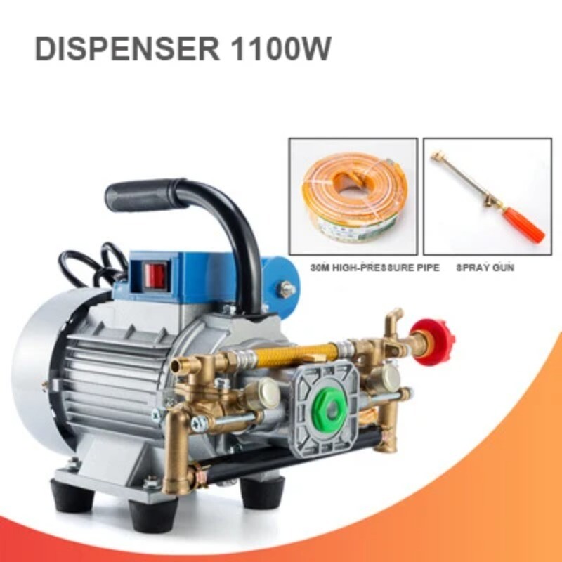 220V Electric Coil Sprayer High Pressure Agricultural Plunger Pump Irrigation