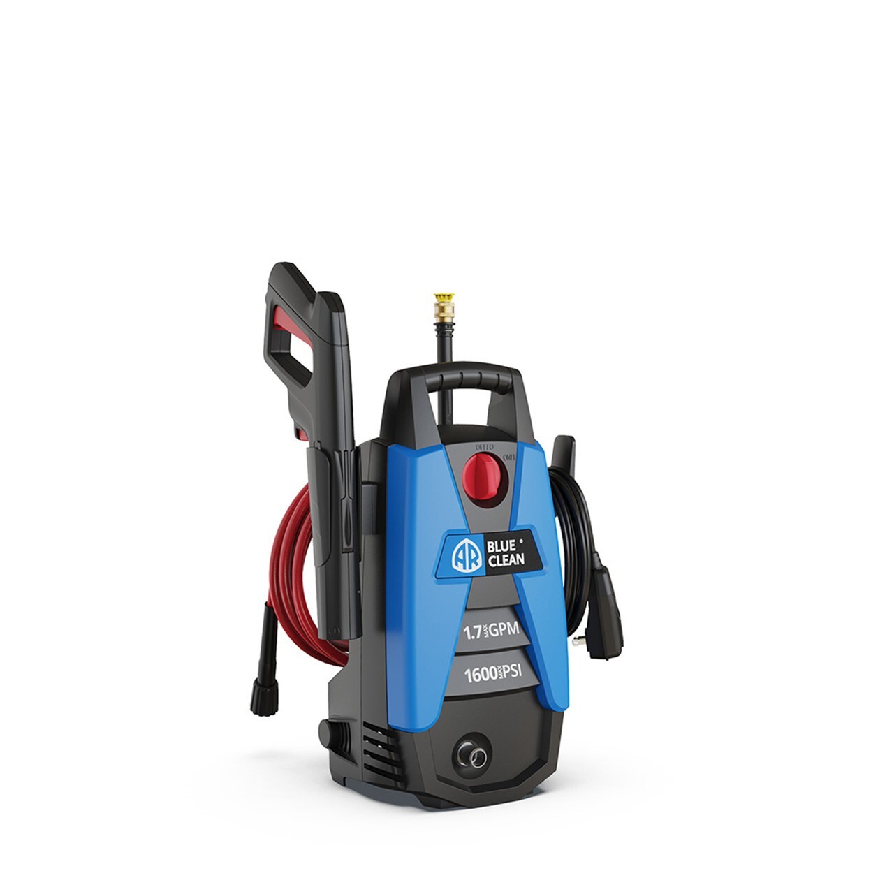AR BLUE CLEAN 111HS lightweight, easy-to-use pressure washer with a 1600 max PSI