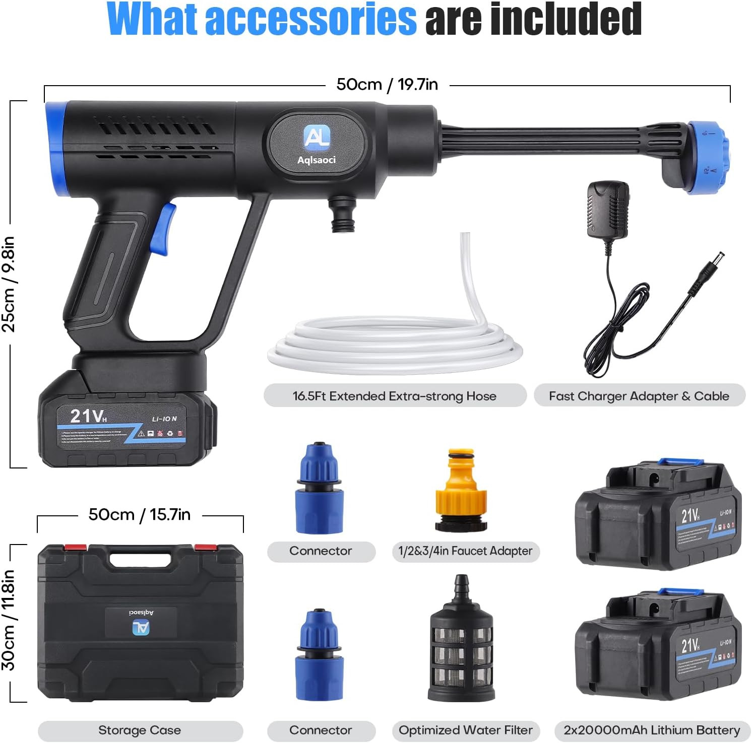 Cordless Portable Cleaning Tools, Brushless Portable Power Machine with LCD Disp