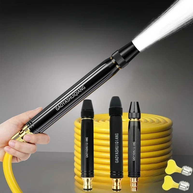 Larnto High Pressure Hose Nozzle Water Gun for Car Wash Garden Pressure Booster