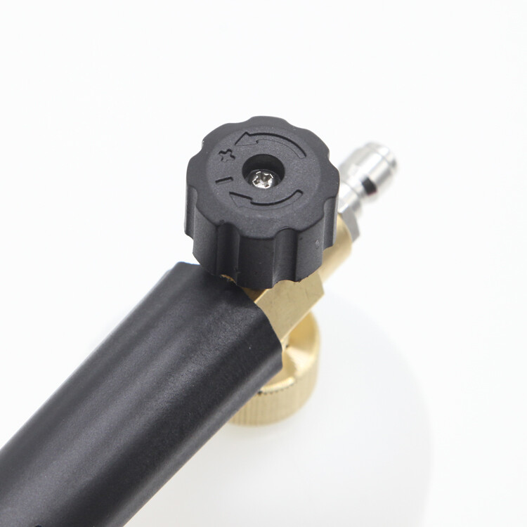 Foam cannon for car wash with 1/4 adapter (1.15m or 1.25 mm orifice)