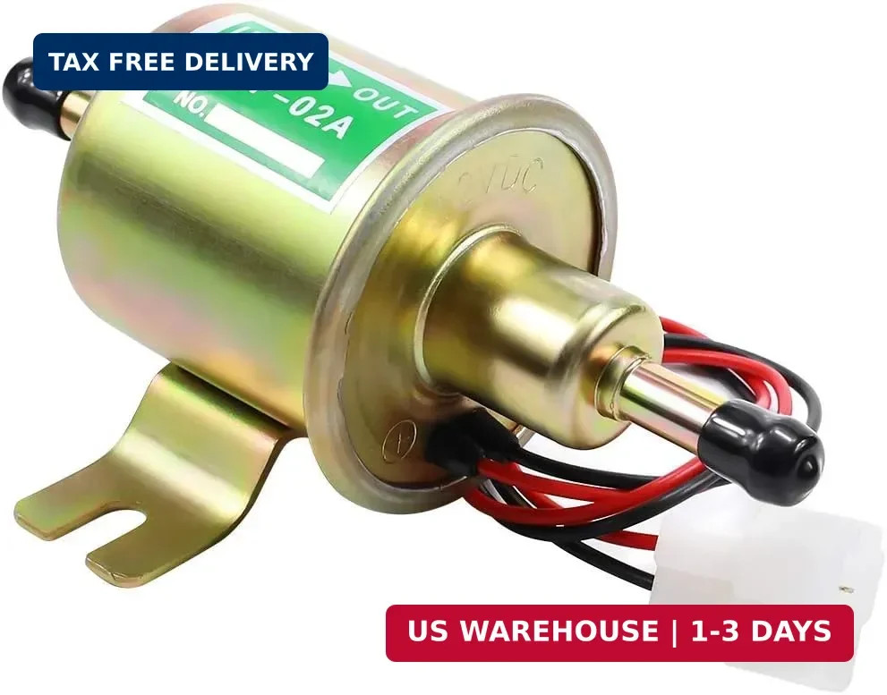 Electric Fuel Pump 12V Universal Low Pressure 12 Volt Transfer Inline Fuel Pump