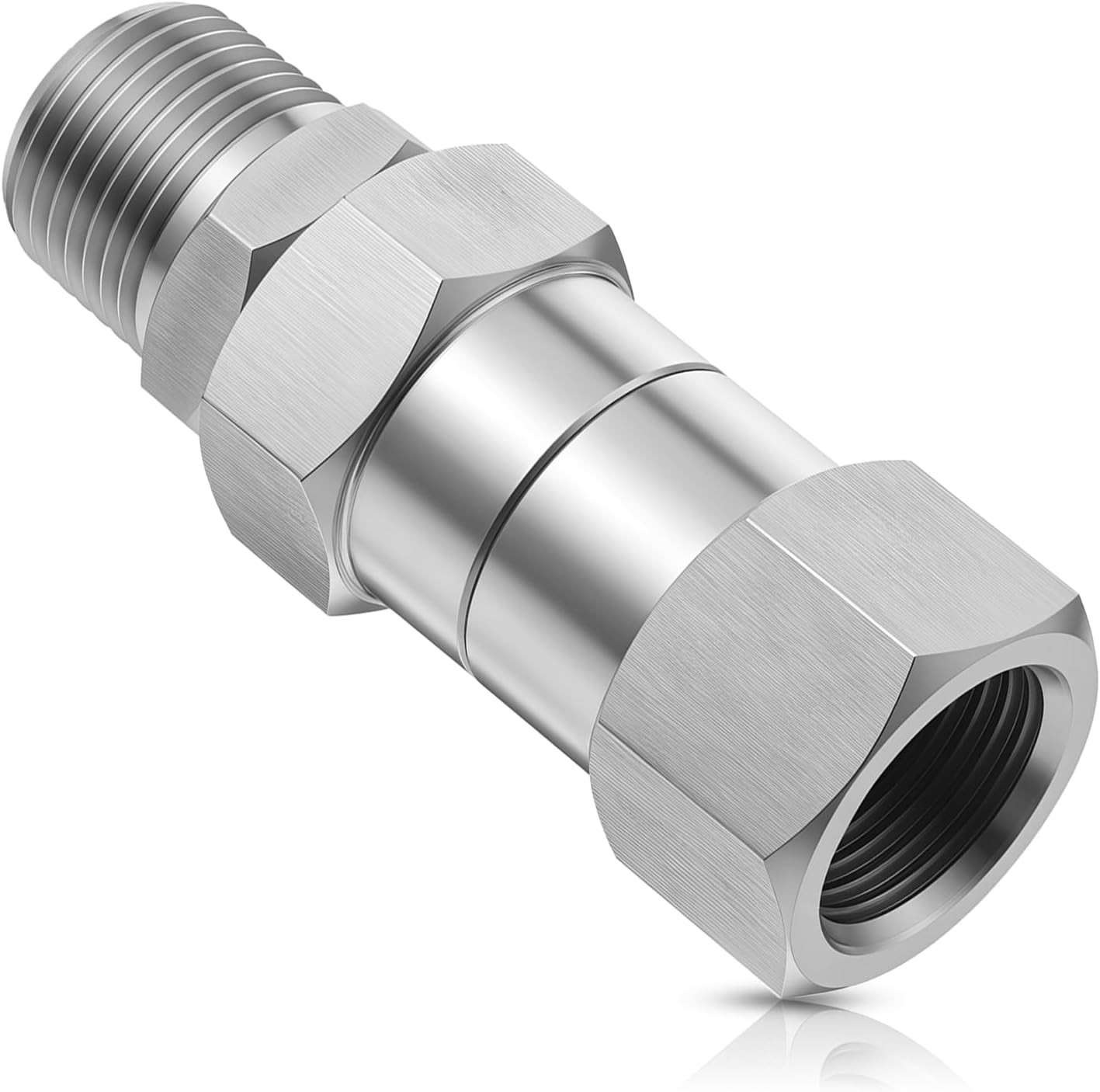 Pressure Washer Swivel, 3/8 Inch NPT Thread Pressure Washer Fittings, Stainle…