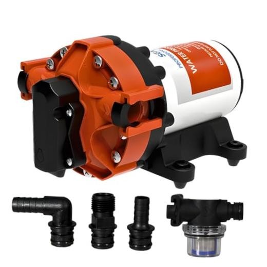 56A Series Variable Speed Smart Water Pressure Pump – DC, 5.0 GPM, 70 PSI, 12V