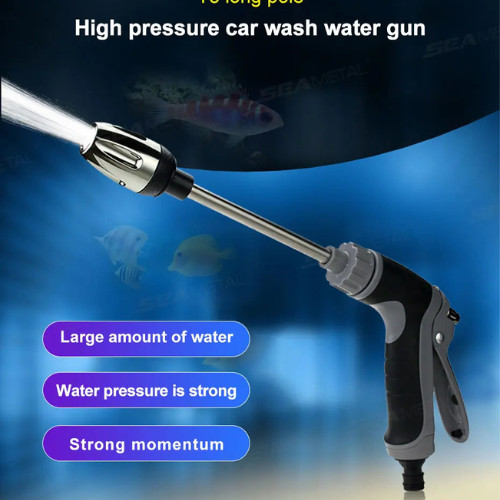 Hose hawk pressure Washer nozzle Pro 360° Rotating 3 spray Modes compact….