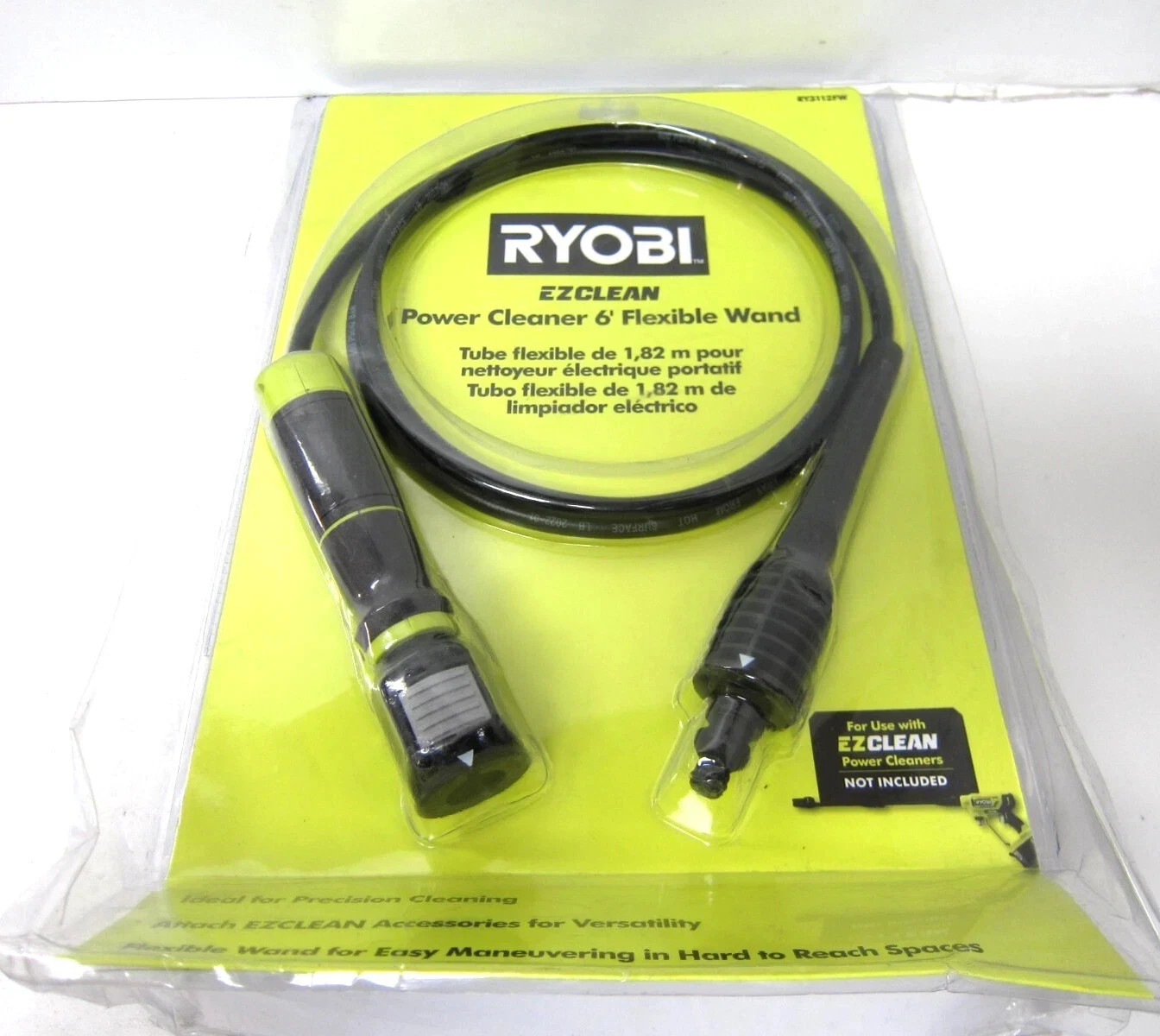 RYOBI RY3112FW EZClean Power Cleaner 6 ft. Flexible Wand