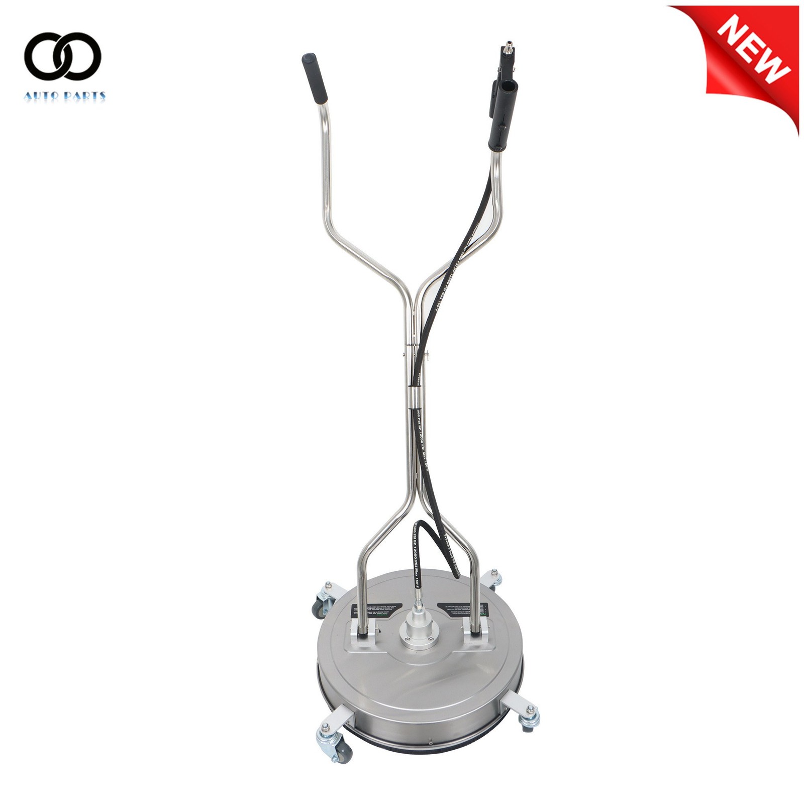Quick Connect Pressure Washer 20″ Surface Cleaner 6000 psi w/ Handles & Wheels