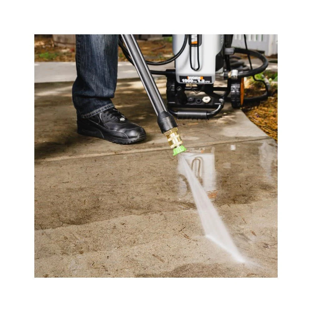 Worx 1900 Psi 1.2 Gpm Electric Cold Water Pressure Washer With 4 Spray Nozzles